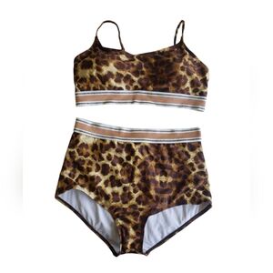 Leopard Print Bikini Set